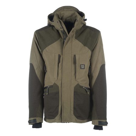 MICROFIBER U-TEX HUNTING JACKET WHIT PATCHES 91097 327
