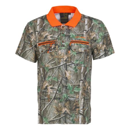 ZIP CAMO HUNTING POLO SHIRT 94494 137